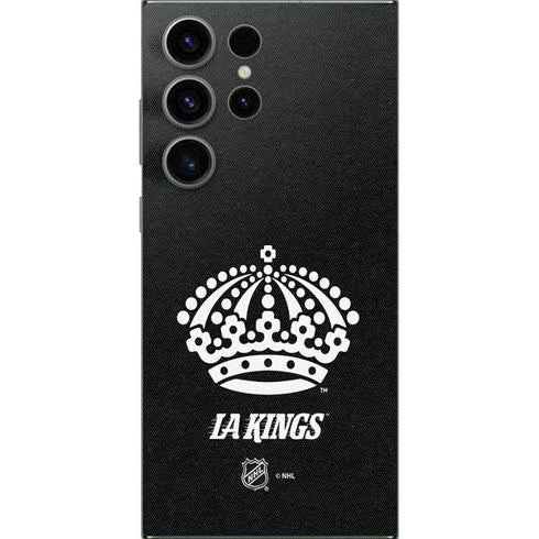 NHL Los Angeles Kings Black Background Galaxy S25 Ultra Skin